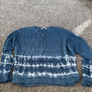 Blue Tie-Dye Sweatshirt